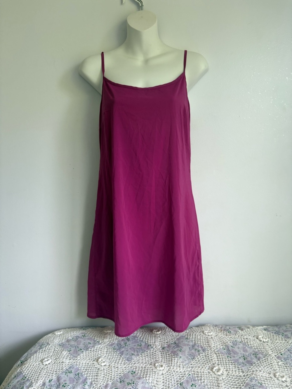 Women’s tory burch Slip Dress — Magenta Lightweight Camisole Dress